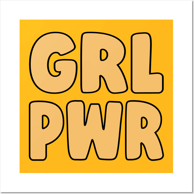 GRL PWR Wall Art by colorsplash